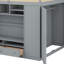Loft Bed With Drawers, Shelves And Light-1087879442