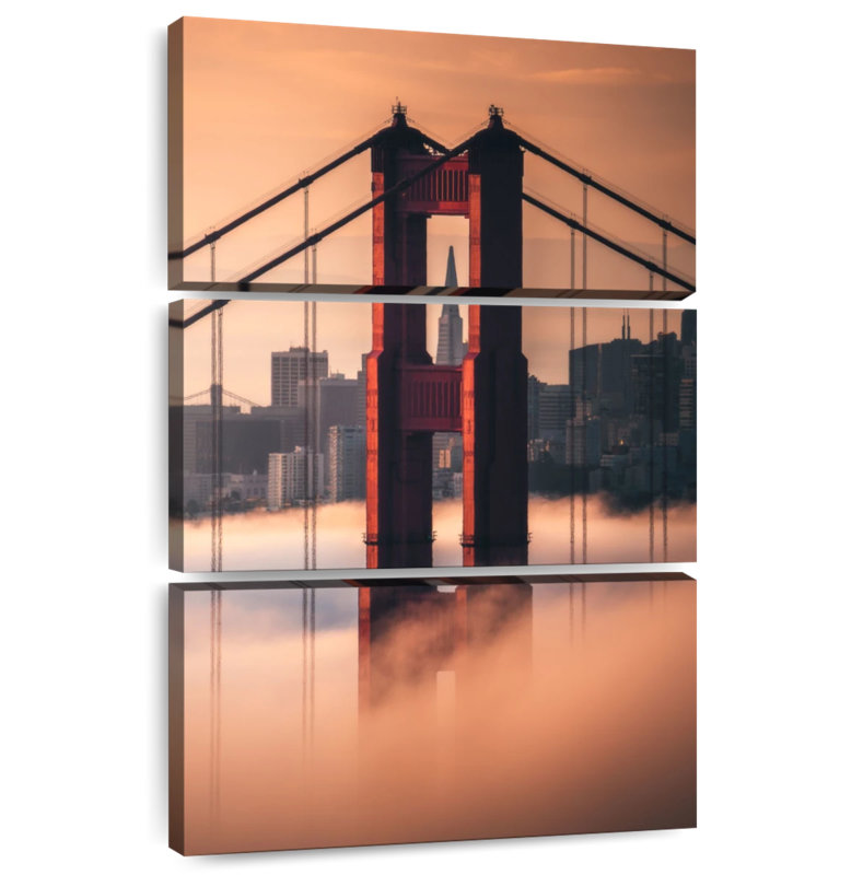 Lilie Golden Gate Tower Skyline, 57" H x 36" W