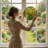 7.8"H Daffodil Pattern Stained Glass Window Panel