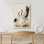 «Dancing Red-Crowned Cranes Nature Scene», reproduction d'art sur toile encadrée