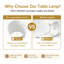 Lampe de table 33 po en céramique Glam avec abat-jour pré-assemblé et chaînette pour le salon de la chambre à coucher-977756169