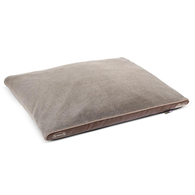 Chateau Orthopedic Polyester Pet Bed, Latte, 8cm H x 100cm W x 70cm D