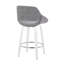 Tabouret de bar pivotant contemporain avec repose-pieds - ensemble de 2-801842569