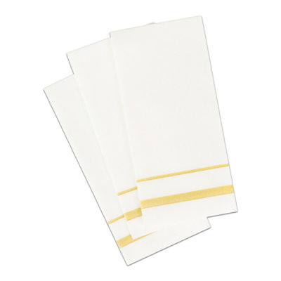 Serviettes jetables en papier pour 100 invités