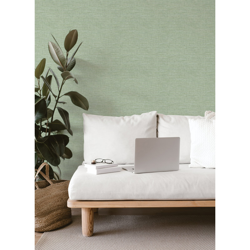 Exhale Wallpaper Roll, Light Green
