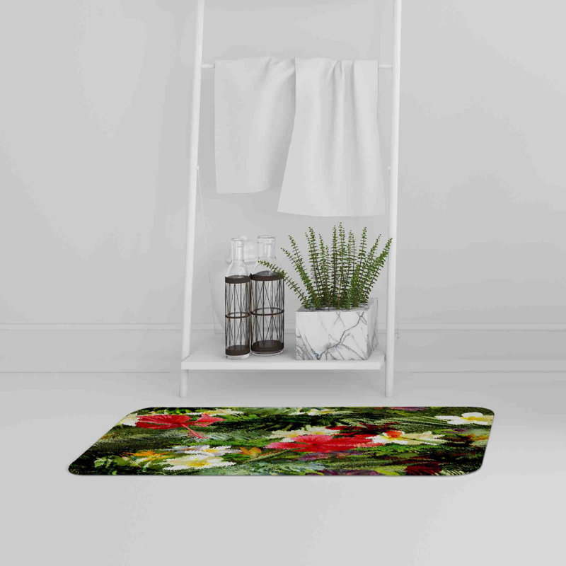 Stephani Memory Foam Non-Slip Bath Rug