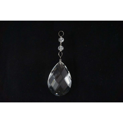 Handmade Crystal Finial Ornament