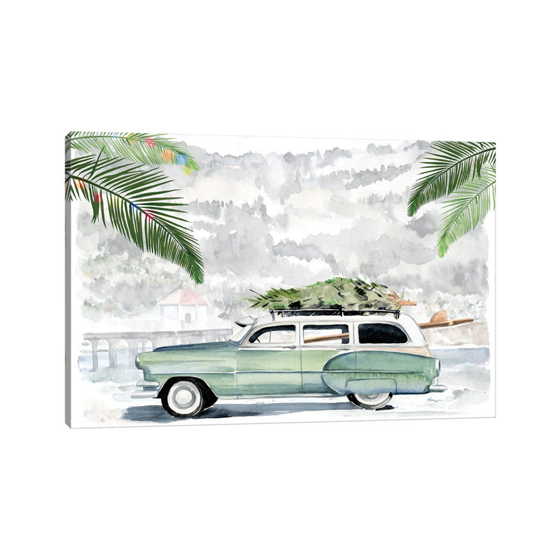 So Cali Christmas I by Jennifer Paxton Parker - Wrapped Canvas Gallery-Wrapped Canvas Giclée, 20.32cm H x 30.48cm W