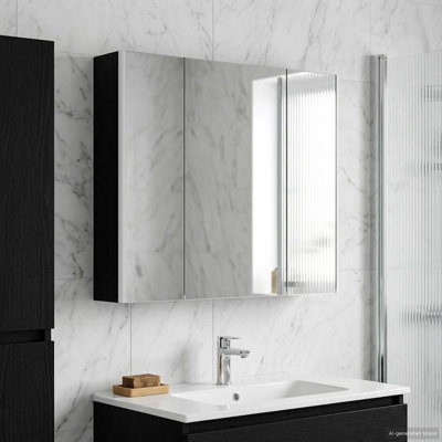 W H Wall Mounted Required Medicine Cabinet Mirror 2