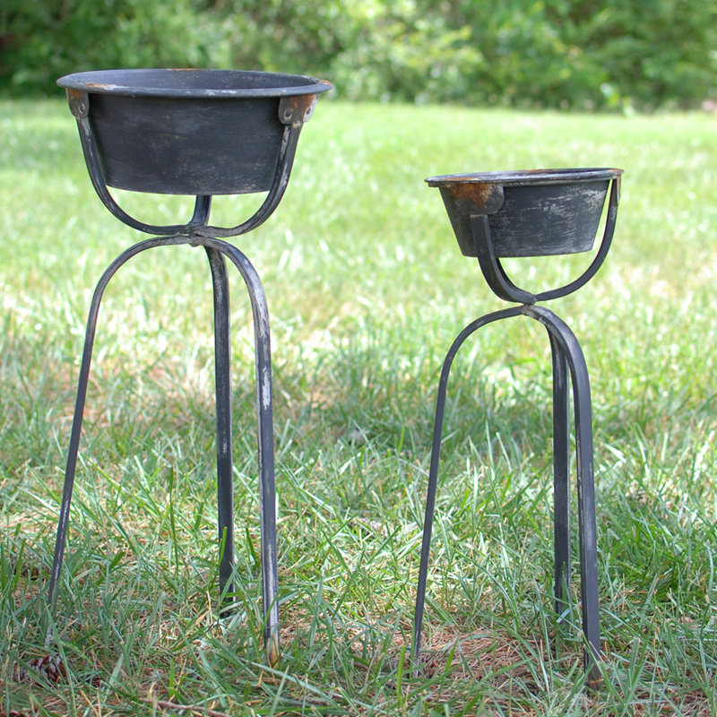 Metal Pot Planter