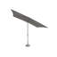 2.4mx3m Crank and Tilt Rectangular Parasol Grey Powder Coated Pole (38mm Pole, 8 Ribs) This parasol is made using Polyester Fabric which has a Weather-Proof Coating & UPF Sun Protection Level 50-2047120433