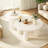 Modern Coffee Table Set Of 2, Round Coffee Table With Cylindrical Leg Design And 1 End Table
