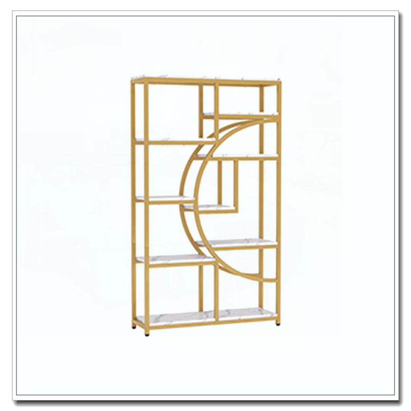 Étagère d'angle à 5 niveaux avec 9 tablettes de rangement ouvertes pour le salon, la chambre à coucher