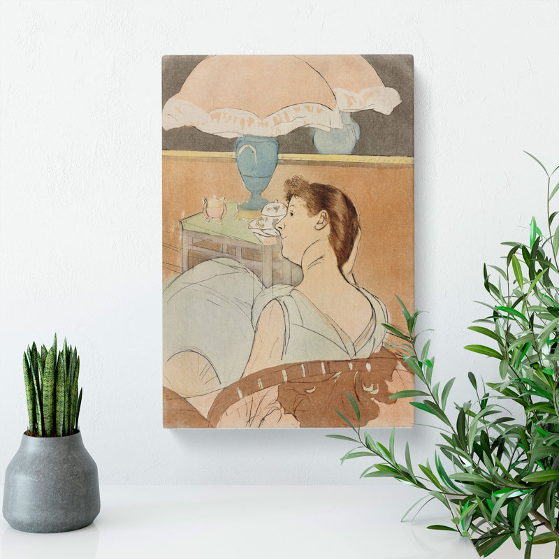 Woman by Mary Cassatt - Wrapped Canvas, 50cm H x 35cm W x 3cm D