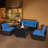 Laresha 4 - Person Patio Conversation Sets with Cushions-31204079