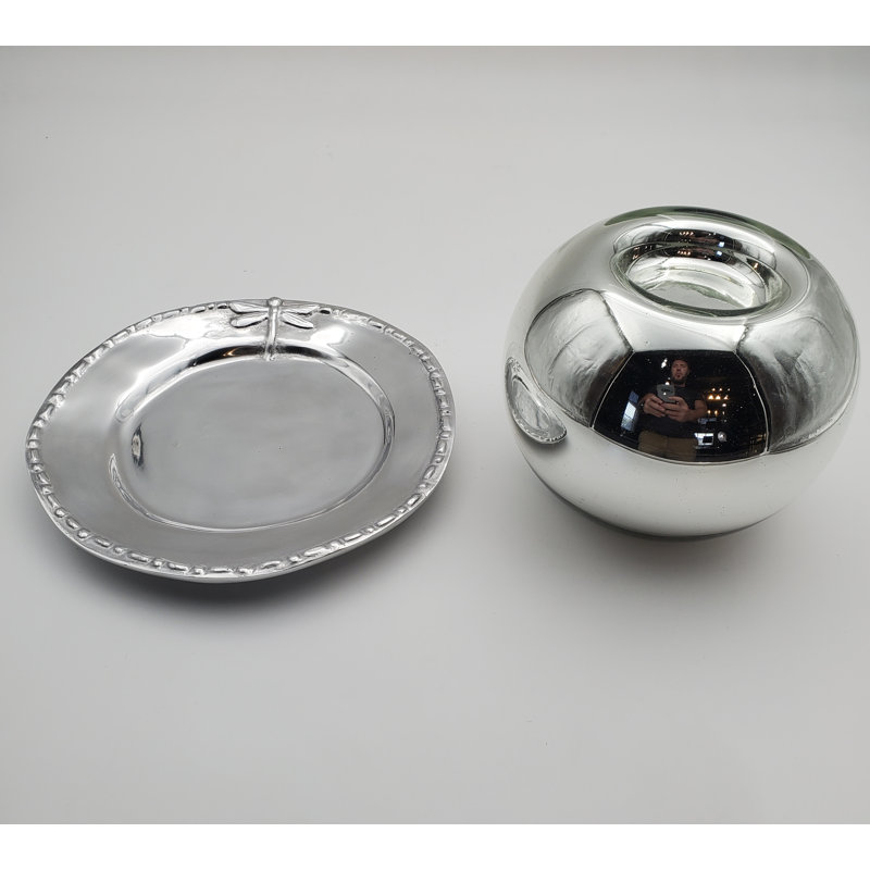 5'' H Pewter Tabletop Dish