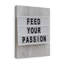 Feed Your Passion - Wrapped Canvas Print-426825546