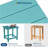 Square Hdpe All-weather Side Table, Durable Outdoor Patio End Table Built To Last, Resists Fading And Moisture For Beach Or Porch, Features Simple Assembly, A Sturdy And Versatile Companion-1739685477