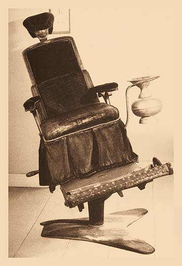 Chaise dentaire inclinable james beall morrison