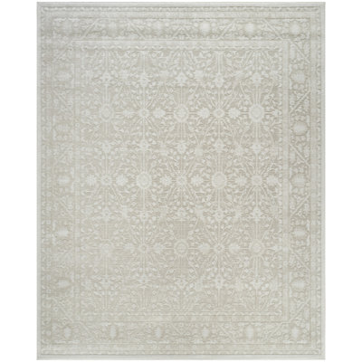 Lafever 7'10" x 9'10" Ivory Beige Vintage Indoor Rug