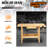 60" Heavy Duty Wood Workbench Work Bench Table With Drawer And Adjustable Handle For Workshop Garage-990301615