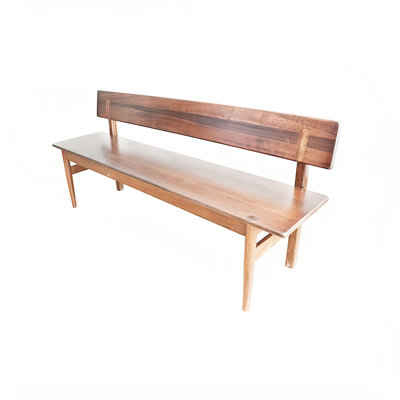 Wabi-Sabi Solid Wood Bench