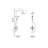 Abbey Thermostatic Rain Fall Shower Faucet Set with Hand Shower (Valve Included)-91712594