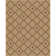 Faux-Jute Akita Moroccan Lattice Flat-Weave Beige Area Rug