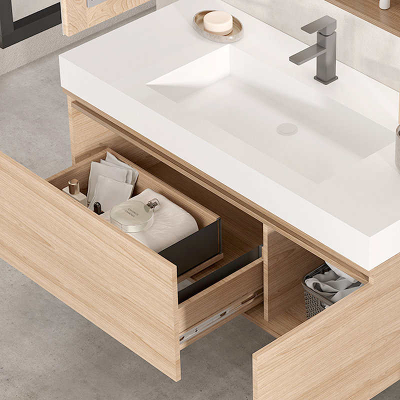 Nordic style retro bathroom cabinet
