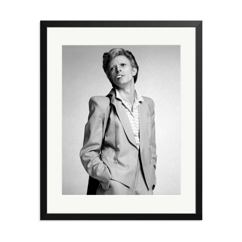 David Bowie Magazine Cover, Black, 31" H x 25" W