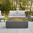 Aegean Powder-Coated Steel Outdoor Fire Pit Table-49261907-88317294