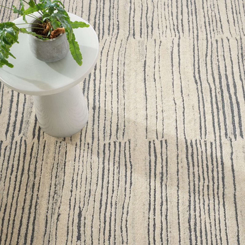 Avery Everglade Hand Tufted Wool Rug, Rectangle 5' x 8'