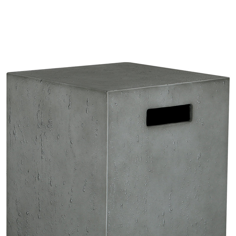 Table d'appoint pour foyer d'extérieur au propane, Gray