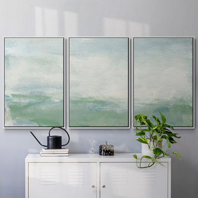 Coastal I - Multi Piece Framed Canvas