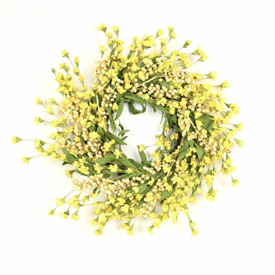 Couronne de porte artificielle 22 po