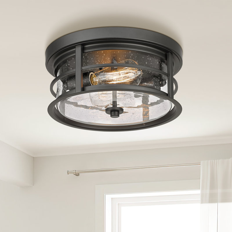 Mortensen Glass Flush Mount