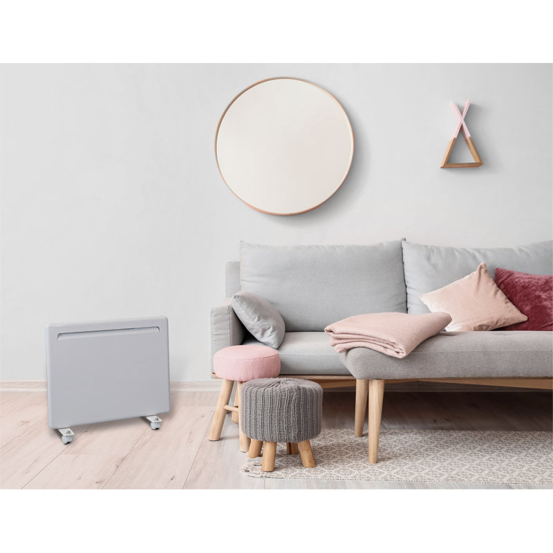 Symple Stuff 1500W Electric Wall Mounted Space Heater, 1.50, 64cm H x 40cm W x 8.50cm D