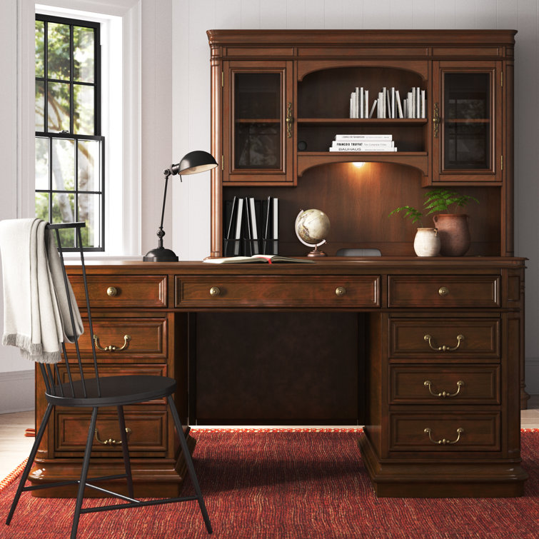 Walnut Wood Desk Organizer – Lavender Luxe Home