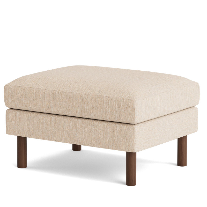 Laguna Ottoman, Performance Weave - Tan