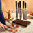 Cuisine::pro® Damashiro EMPEROR®  Hikari Knife Block 7 Piece Ash-115762747-115762749