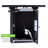 Denina Square Metal Propane Smokeless Fire Pit with Lid