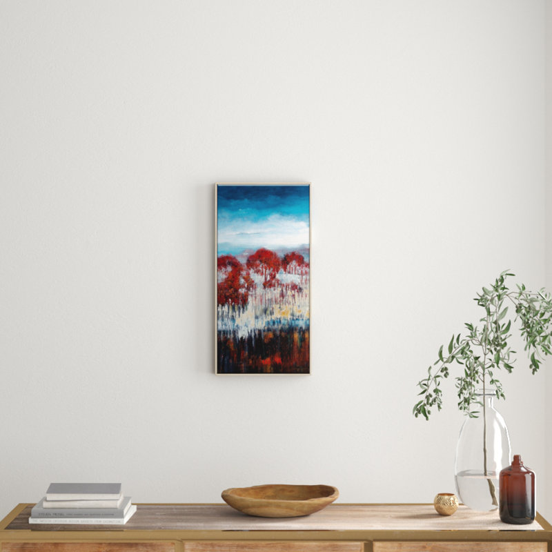 Winter Drop by Lydia Ben-Natan - Print on Canvas, Timber, 152cm H x 76cm W