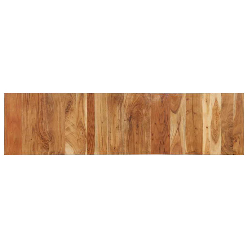 vidaXL Headboard Natural Wood Solid wood Full Durable Headboard, 78.74 x 19.69 in, Solid Acacia Wood