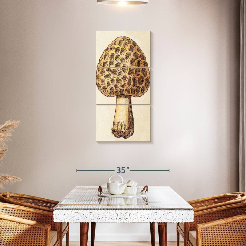 Morel Mushroom, 44" H x 21" W