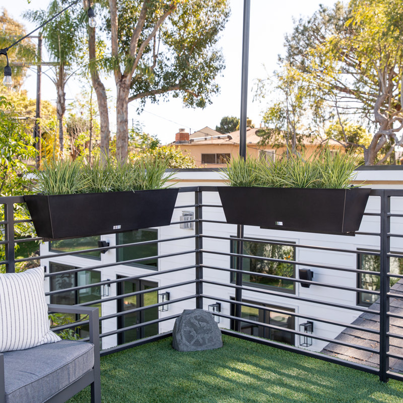 Veradek Pure Series Railing Planter - Modern Design