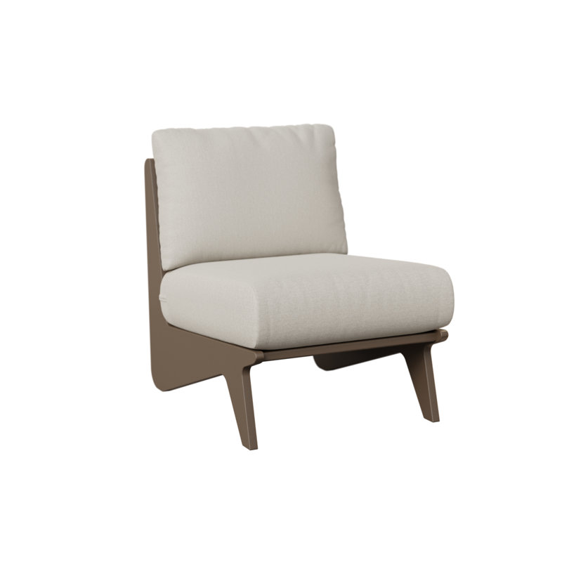 Holland Outdoor Lounge Chair, Cultivate Stone, Clay