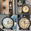 Réveille-matin analogique rétro, petite horloge de bureau silencieuse de 5,25 pouces avec veilleuse, à piles pour la table, la chambre à coucher, le chevet, le salon, la décoration de chambre (classique)