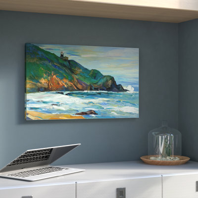 « phare », reproduction de peinture à l’huile sur toile