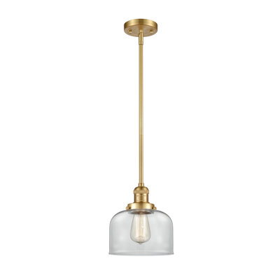 Luminaire suspendu en forme de dôme à 1 lumière Arakel