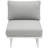 Hubery Aluminum Outdoor Armless Lounge Chair-84480171-84480170